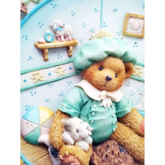 Plate Cherished Teddies Little Jack Horner Im Plum Happy Youre My Friend 6.25" - Picture 5 of 16